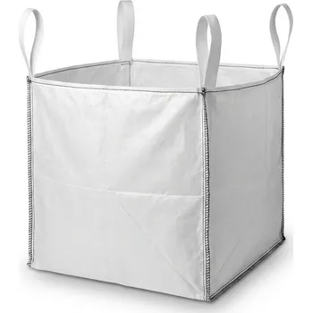 Venkovní odpadkový koš JUTA Big Bag vak 1000 kg 70×70×70 cm – žok na suť, dřevo a zahradní odpad, objem 343 L