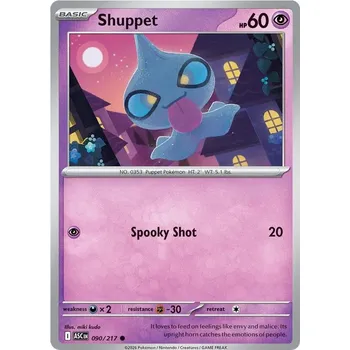 Sběratelská karetní hra Shuppet 090/217 - Ascended Heroes Typ karty: Non-Holo