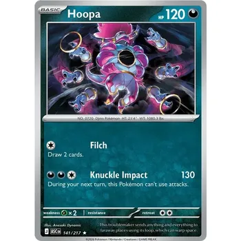 Sběratelská karetní hra Hoopa 141/217 - Ascended Heroes Typ karty: Holo