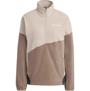 Dámská mikina Dámská Fleecová mikina ADIDAS W MT CW FL ANRK JX3892 – Hnědá L