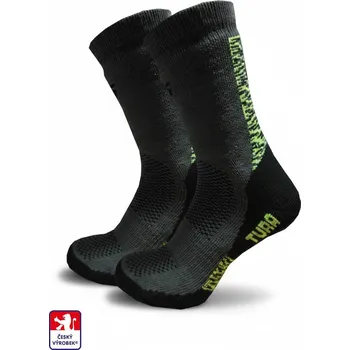 Pánské ponožky KS-TURA ponožky pro OUTDOOR 48-49 Šedá