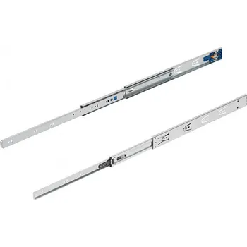 Nábytkové kování Teleskopické lišty ocelové pro boční montáž, plný výsuv, nosnost do 35 kg K1572.0400