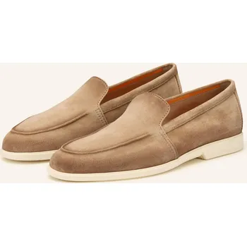 Pánské mokasíny Santoni Pánské Pantofle Malibu, světle hnědá, 42,5