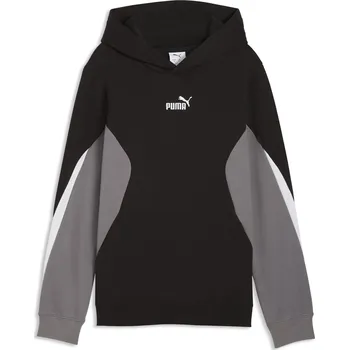 Chlapecká mikina Dětská Mikina PUMA ESS BLOCK HOODIE TR B 69251301 – Černá 128