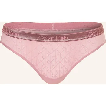 Dámské spodní prádlo Calvin Klein Dámské Kalhotky Icon Lace Metallic, starorůžová, 40