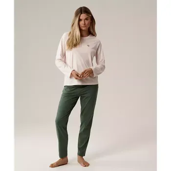 Dámské pyžamo Dámské bavlněné pyžamo ATLANTIC velikost S pink/green