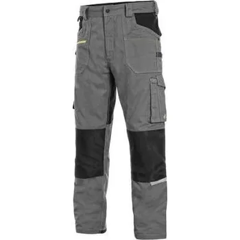 montérky Kalhoty CXS STRETCH, pánské, šedo-černé, vel. 54