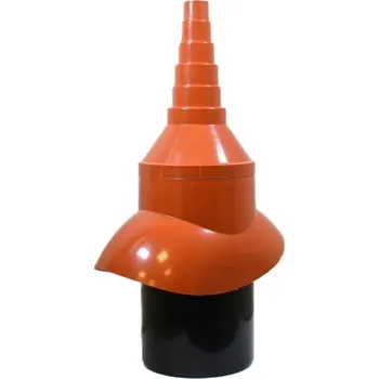 Venduct Anténní průchodka pro základní prostupové tašky plastové průměr 125 mm - rozměr průchodu 22 až 75 mm Antracit (ks) - množstevní sleva při odběru nad 12 000 Kč