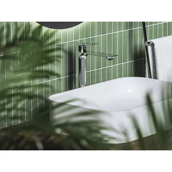 Vodovodní baterie PN 015.00CR Umyvadlová stojánková baterie 300 mm bez výpusti, chrom