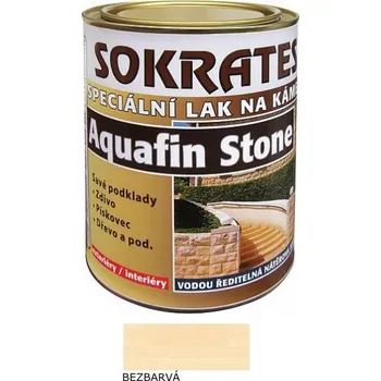Lak na dřevo Sokrates Aquafin Stone 2 Kg bezbarvá lazura