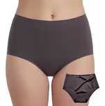 Syvela 2023 antracitové dámské kalhotky Barva: šedá tmavá, Velikost: M