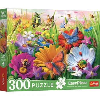 Puzzle Trefl PUZZLE Easy Piece Hmyz na louce 60x40cm 300 dílků skládačka