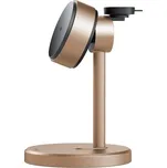 Mcdodo - Bezdrátová nabíjecí stanice Black Swan Series (CH-2463) - magnetická, pro iPhone/iWatch/Earbuds, 22,5 W, Qi2 - zlatá