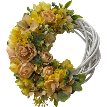 Floristika DANNY MADE Věnec V8-malý žlutý