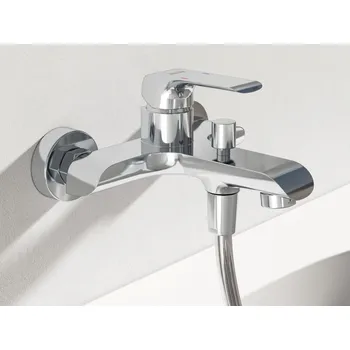 Vodovodní baterie FL 022.00CR Vanová nástěnná baterie bez sprchového setu, chrom