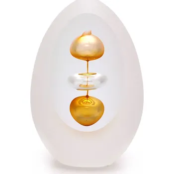 Artcristal Bohemia Broušené těžítko - dekor 08 Barva: Zlatý topaz, Výška: 7 cm