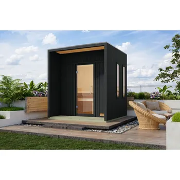 Sauna finská sauna KARIBU ARCADIA (34255) černá