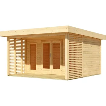 Zahradní domek dřevěný domek KARIBU LILY (12138) natur