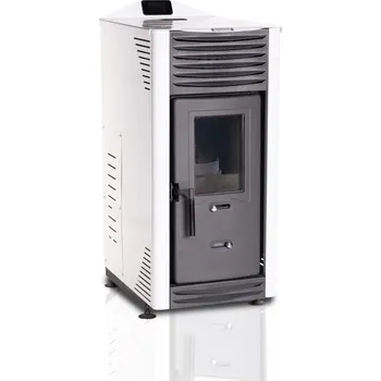 Krbová kamna Termomont Helena Aqua HAWHT s výměníkem bílá