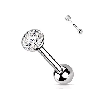 Piercing TIT1136-1206-04SK Cartilage PUSH IN piercing TITAN, 1,2 x 6 mm