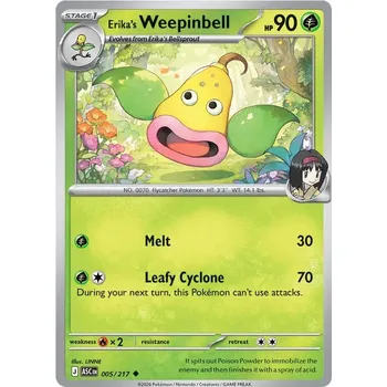 Sběratelská karetní hra Erika's Weepinbell 005/217 - Ascended Heroes Typ karty: Non-Holo