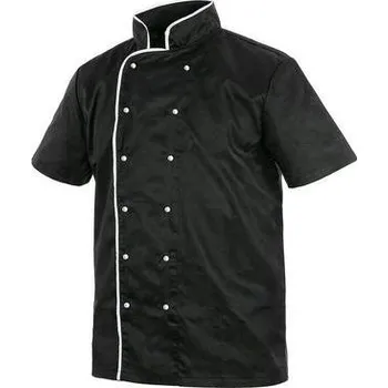 Gastro oděv Rondon CHEF s krátkým rukávem, pánský, černo-bílý, vel. 42