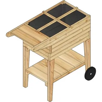 Držák na květináč a truhlík vyvýšený záhon / truhlík LANITPLAST STILT1 (S7290)