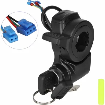 Příslušenství pro koloběžku Originální uzamykatelný plynový ovladač (throttle) s klíčem pro Kukirin A1/G2 Max koloběžky