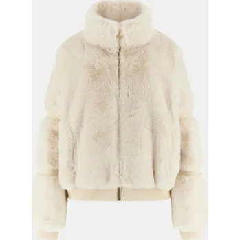 Dámská větrovka Dámská Bunda GUESS FUR JACKET W6RL64WL790-G1O6 – Bílá L