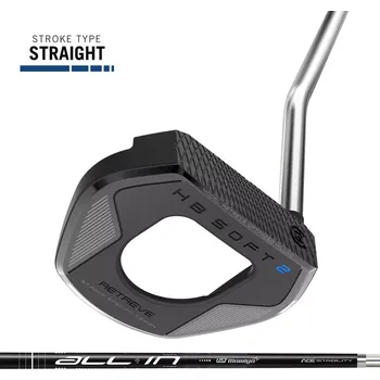 Golfová hůl Cleveland Cleveland HB SOFT 2 Black Putter RETREVE Oversize Grip, pravý