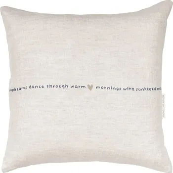 Polštář Bastion Collections Polštář 50x50cm NATUREL Line Blue 100% Linen b340186