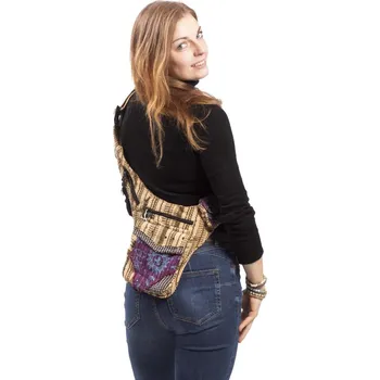 Crossbody taška / ledvinka SURI béžová I.