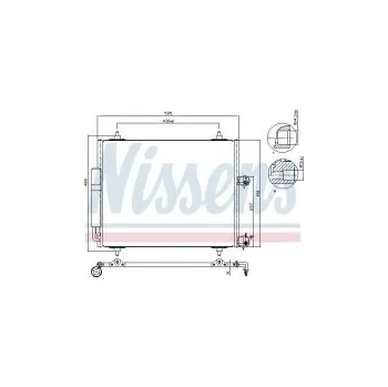 Chladič motoru Chladič klimatizace NISSENS 94609