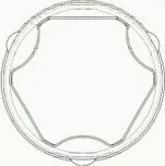 Sada kloubů, hnací hřídel LÖBRO 304606 - CITROËN, FIAT, PEUGEOT