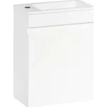 Koupelnová skříňka s umyvadlem Naturel Verona 40x53,2x22 cm bílá lesk VERONA40BL 197406618