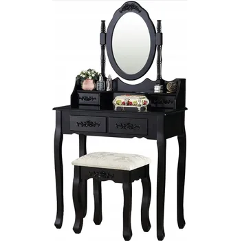 Toaletní stolek Toaletní stolek BAROCCO černý