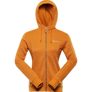 Dámská mikina Dámská bavlněná mikina ALPINE PRO COOCA oranžová S