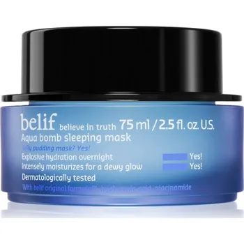 Pleťová maska belif Aqua Bomb Sleeping Mask intenzivní hydratační maska na noc 75 ml