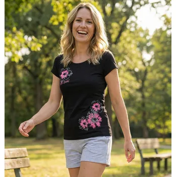 Dámské tričko Dámské triko ALTISPORT CARRYOVER ALW016122 ČERNÁ XS