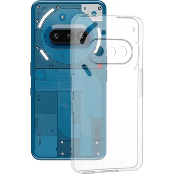 Pouzdro na mobilní telefon Techsuit - čirý silikon - Nothing Phone (3a) - průhledný