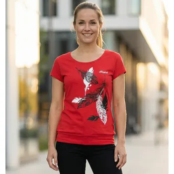 Dámské tričko Dámské triko ALTISPORT ALW178120 ČERVENÁ S