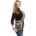 Crossbody taška / ledvinka SURI zelená II.
