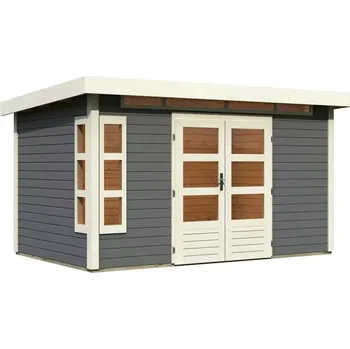 Zahradní domek dřevěný domek KARIBU KASTORF 7 (31535) terragrau