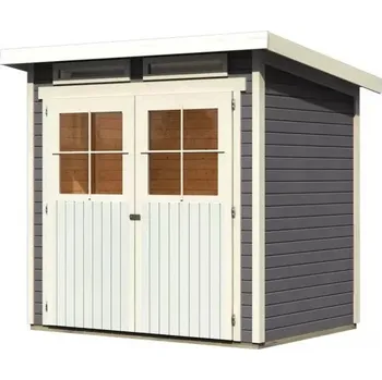 Zahradní domek dřevěný domek KARIBU GLUCKSBURG 2 (68190) terragrau