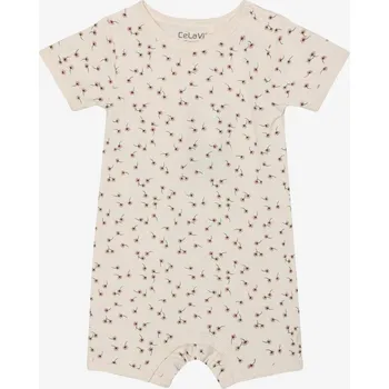 Kojenecký overall Dětský letní overal z bambusu a bavlny se vzorem CeLaVi - květina Velikost: 86/92