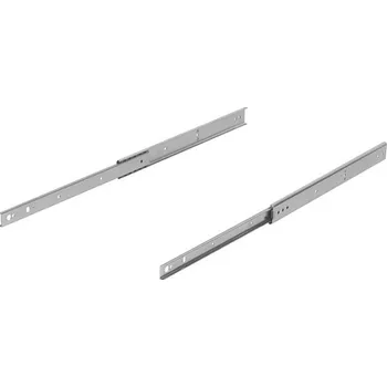 Nábytkové kování Teleskopické lišty, ocelové pro boční montáž, částečného vysunutí, nosnost do 50 kg K1710.0508