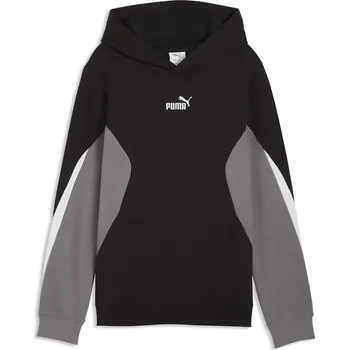 Chlapecká mikina Dětská Mikina PUMA ESS BLOCK HOODIE TR B 69251301 – Černá 152