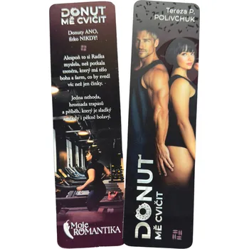 Záložka Tereza P. Polivchuk Moje ︎ záložka - Donuť mě cvičit