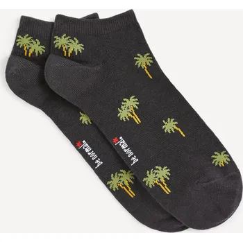 Celio Vzorované ponožky Gisomipalm 1144159 Černá ONE SIZE