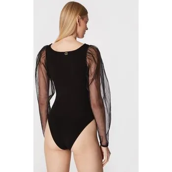 Body TWINSET Body 222TT3105 Černá Slim Fit S